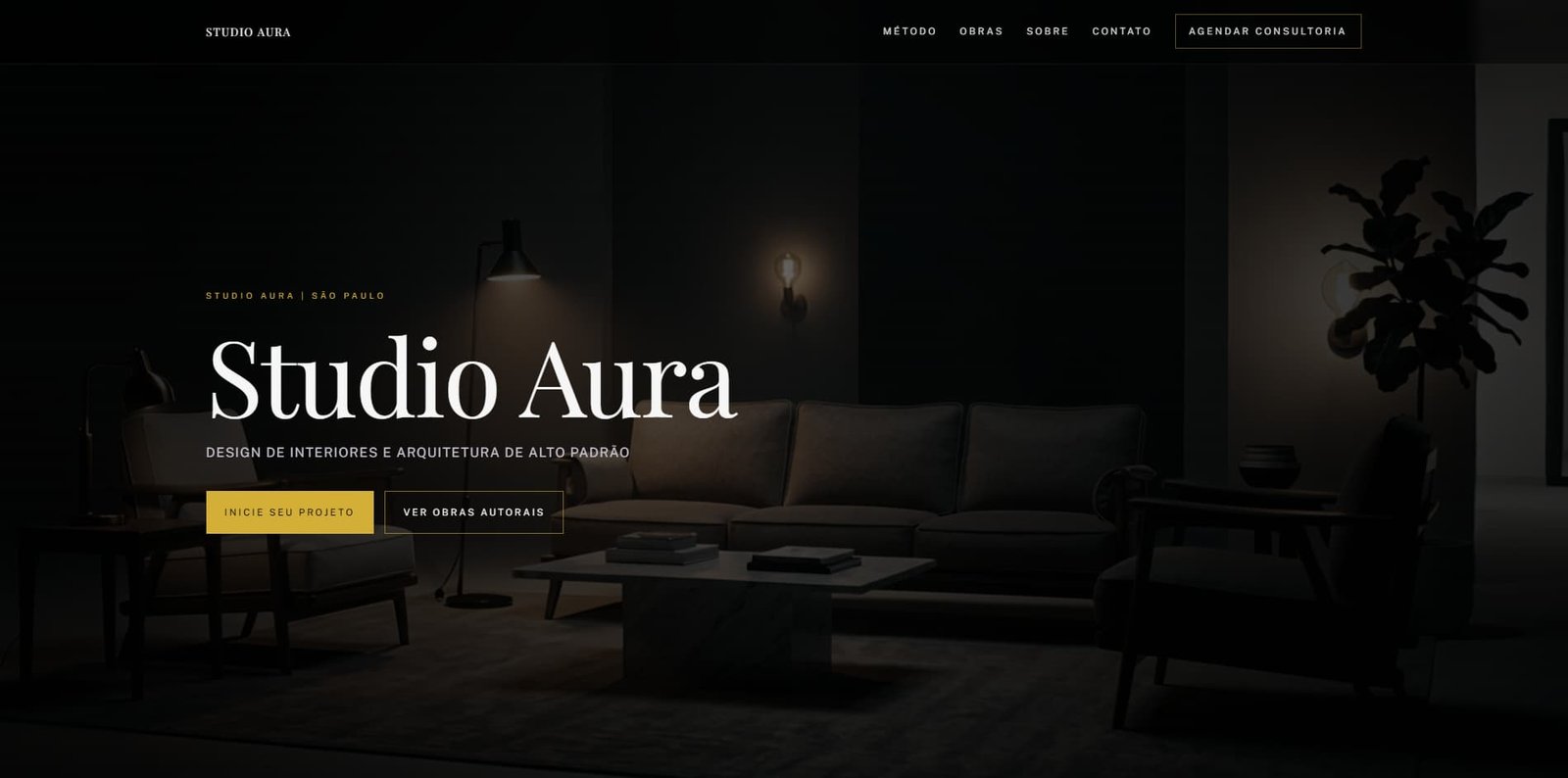 Aura Landing Page